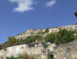 Cordes sur Ciel-vue sur le haut du village 