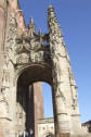 Albi : la cathédrale, vue côté gauche du baldaquin