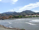 Banyuls-habitations en bord de plage