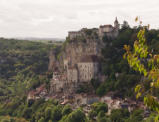 Rocamadour à flan de rocher