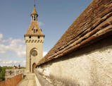Rocamadour-château-chemin de ronde vers clocher