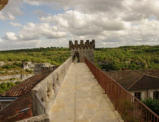 Rocamadour-château-chemin de ronde sur remparts