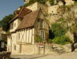 Rocamadour-maison à pan de bois en sortie de la ville