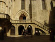 Rocamadour-esplanade du sanctuaire-escalier