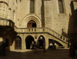 Rocamadour-esplanade du sanctuaire-escalier