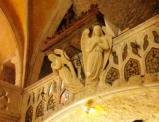 Rocamadour-sculpture de la chapelle miraculeuse