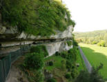 La Roque Saint Christophe-vue de profil 