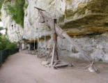 La Roque Saint Christophe-arme de défense-catapulte