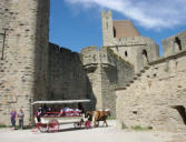 Carcassonne- promenade en calèche le long des remparts
