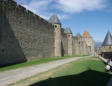 Carcassonne-  les lices-espace entre les deux remparts 3