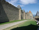Carcassonne-  les lices-espace entre les deux remparts 3