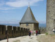Carcassonne-  les lices-espace entre les deux remparts 7