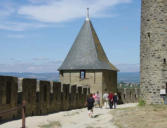 Carcassonne-  les lices-espace entre les deux remparts 7