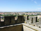Carcassonne- créneaux de chemin de ronde
