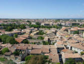 Carcassonne- vue sur les toits de la ville