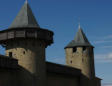 Carcassonne-tours du château comtal