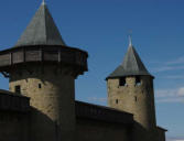 Carcassonne-tours du château comtal