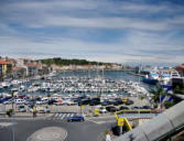 Port Vendres : vue d'ensemble du port de plaisance