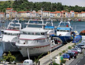 Port Vendres : chalutiers au port de commerce