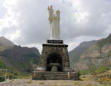 stèle dédiée à la vierge aux alentours du site de Gavarnie