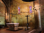 Nogaro : autel et choeur de la collégiale Saint-Nicolas