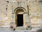 Sabazan : portail de Eglise St-Jean Baptiste