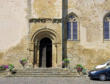 Aignan : portail de l'église