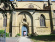 Marciac : église Notre Dame de l'assomption, porche latéral