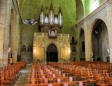 Mirande : église Sainte Marie, la nef, l'orgue