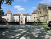flaran : l'abbaye, l'entrée principale