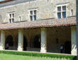 flaran : l'abbaye,galerie du cloitre