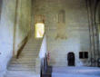 flaran : l'abbaye, intérieur de l'église romane