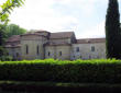 flaran : l'abbaye, vue exterieur de l'abbaye