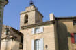 gordes : clocher de l'eglise st firmin