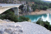 Les gorges du verdon, un pont