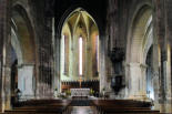 Forcalquier : la cathédrale Dame du Bourguet, nef centrale