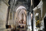 Forcalquier : bas côté gauche de la cathédrale 