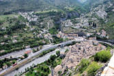 entrevaux : vue sur le paysage et le village