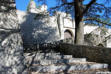 sisteron : la citadelle, entrée mur d'enceinte 1