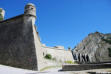 sisteron : la citadelle,remparts, échauguette,piton rocheux