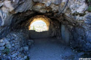 sisteron : la citadelle, pas de tir des canons