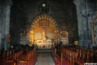 Embrun : Notre Dame du Réal, une chapelle latérale éclairée