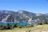 Vallée de l'Ubaye : lac de Serre Ponçon depuis les hauteurs 2