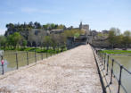 Avignon : sur le pont Bénézet