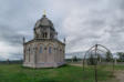 Forcalquier : la chapelle Notre Dame de Provence et une sculpture en fer