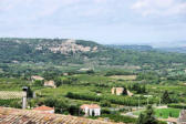 Bonnieux : paysage depuis le village