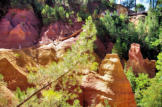 Roussillon : chemin des carrières d'ocre 3