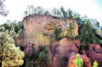 Roussillon : falaise des carrières d'ocre