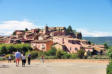 Roussillon : le village depuis le point de vue