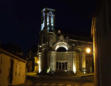 Talmont Saint Hilaire : Eglise Saint Pierre la nuit